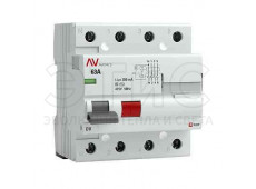 Выключатель дифференциального тока УЗО 4П 63А 300мА DV АС AVERES Выключатель дифференциального тока УЗО 4П 63А 300мА DV АС AVERES